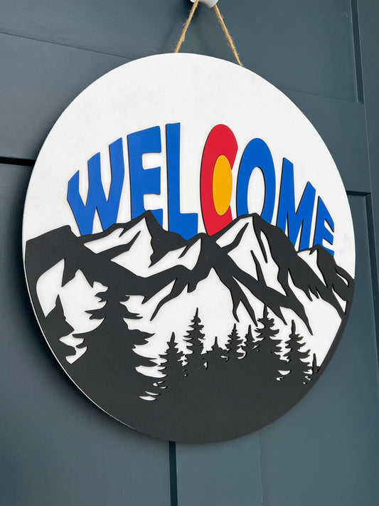 Colorado Welcome Sign