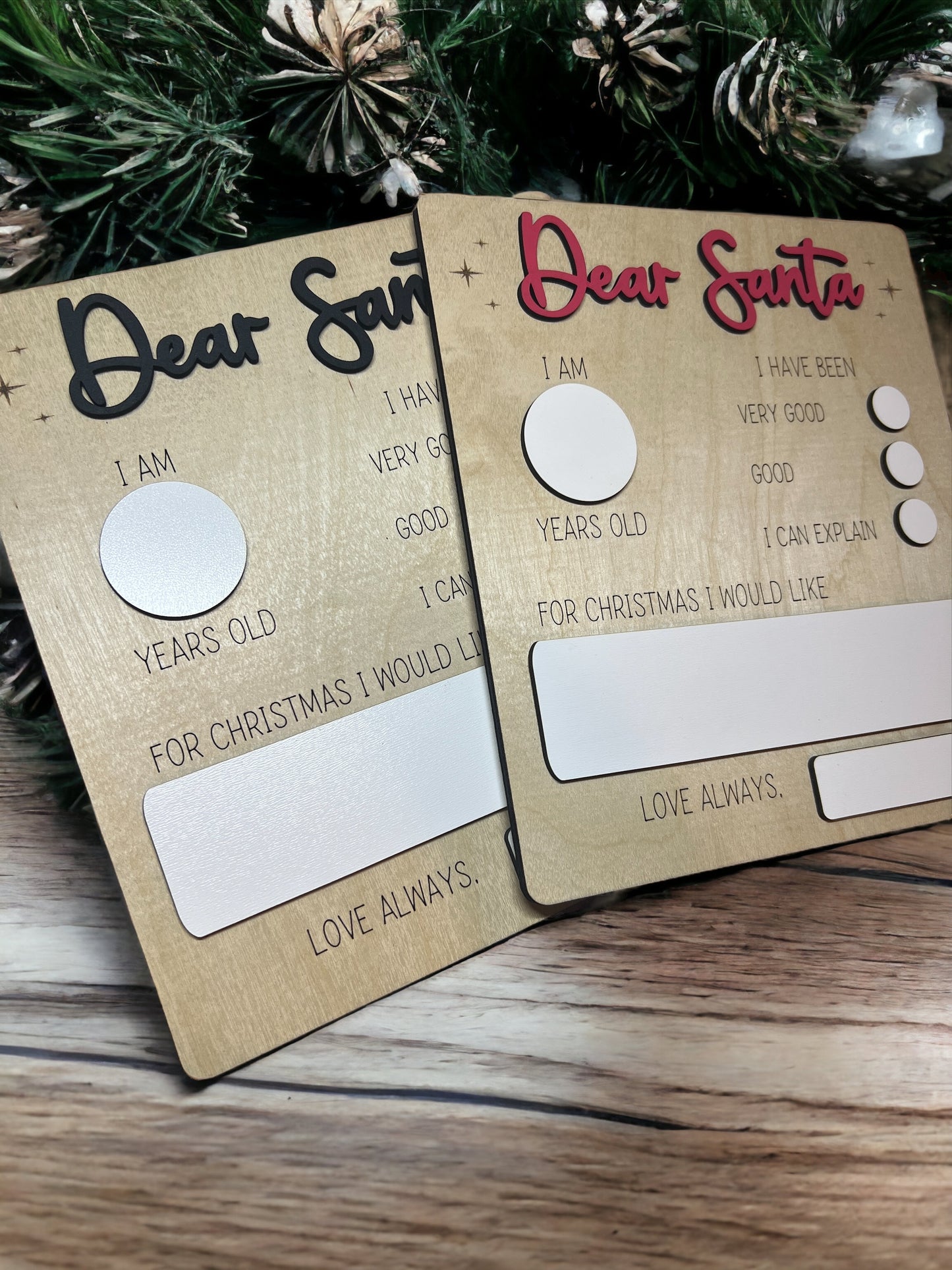 Dear Santa board