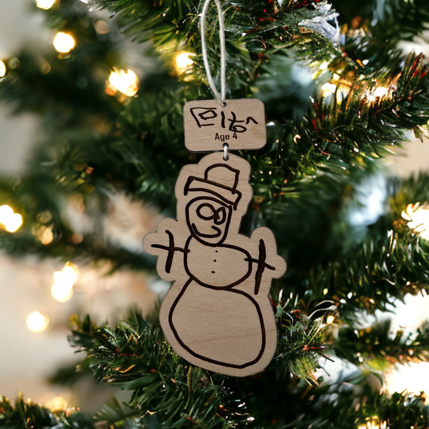 Kids drawing ornament