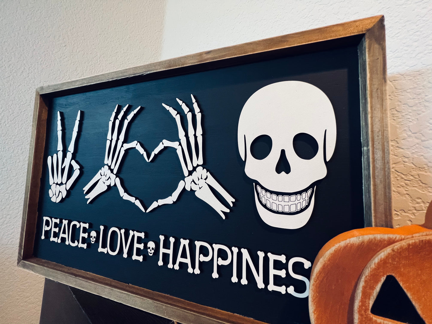 Peace, Love, Happiness Bones