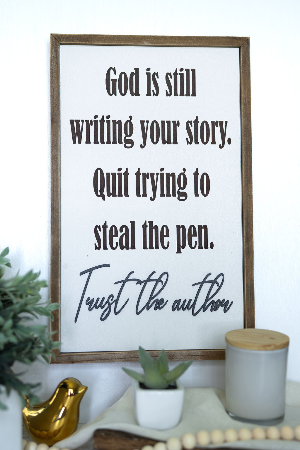 God is still writing your story...