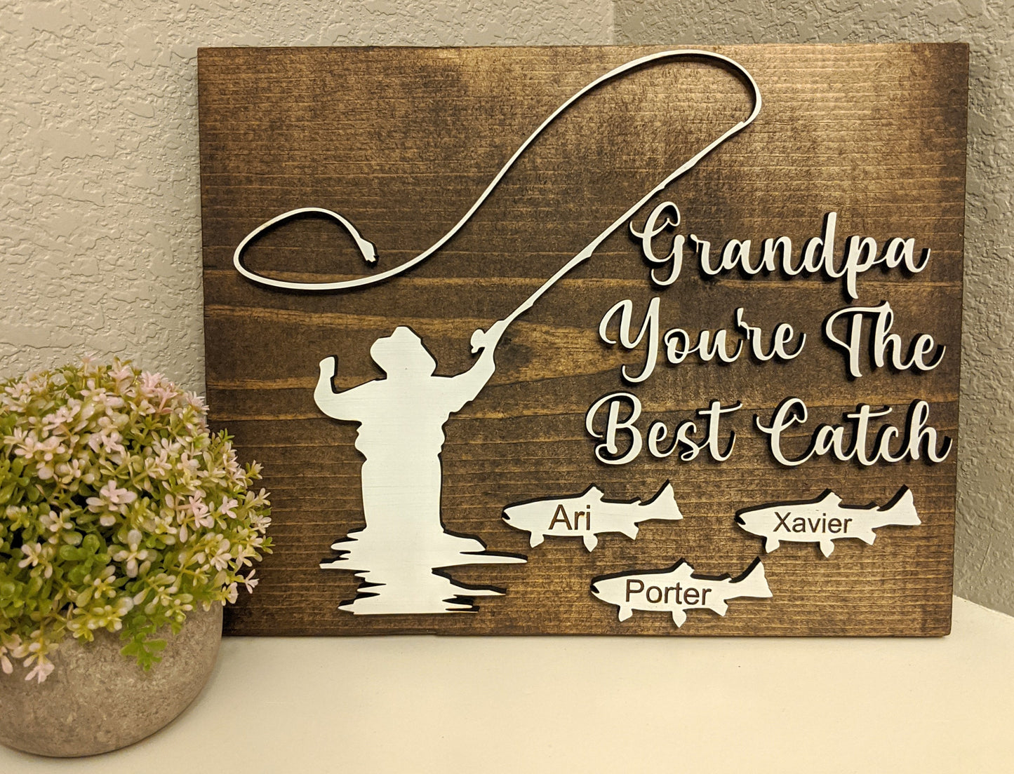 Father's Day Fly Fishing Sign