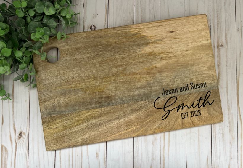 Personalized Rectangle Cutting Board