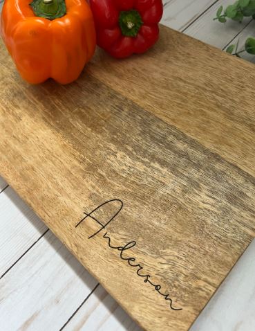 Personalized Rectangle Cutting Board