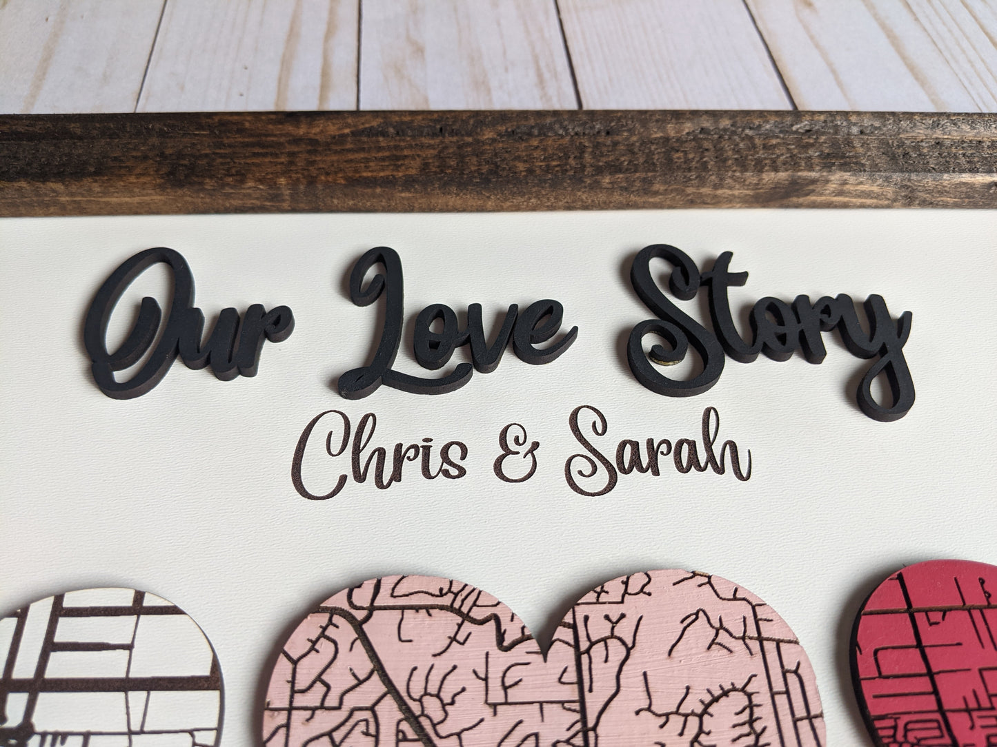 “Our Love Story” Sign