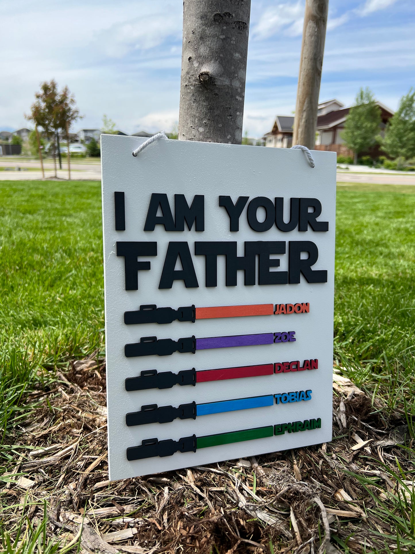 “I Am Your Father” Lightsaber Sign