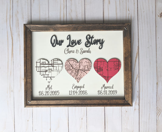 “Our Love Story” Sign