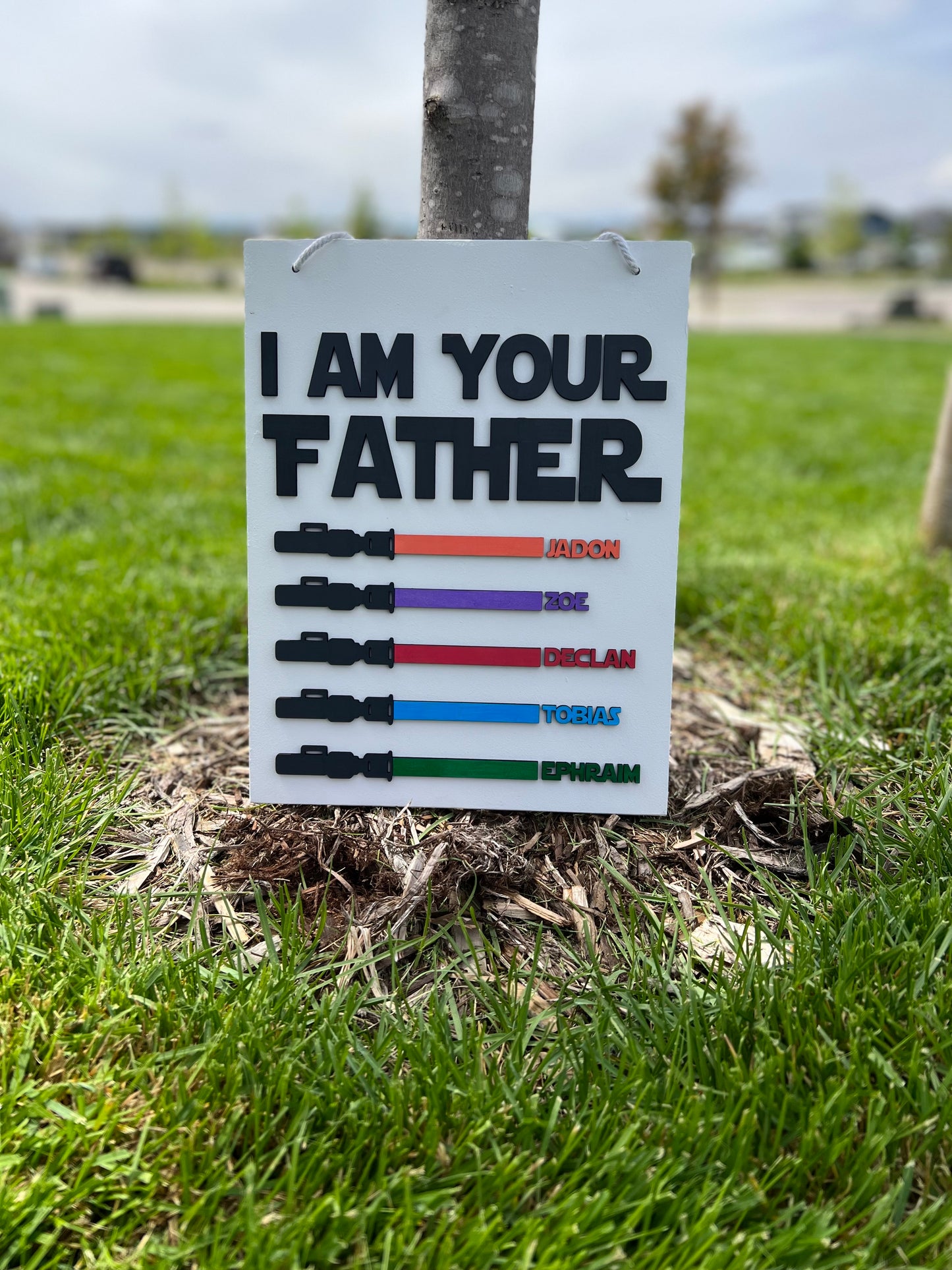 “I Am Your Father” Lightsaber Sign